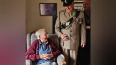 Veteran receives surprise medal on 99th birthday