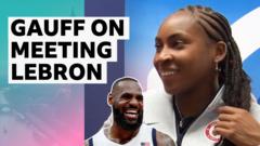 'Meeting LeBron James!' - Gauff's most exciting Olympics moment