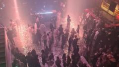 Interior de la fiesta