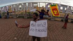 protests against sri lankan gov