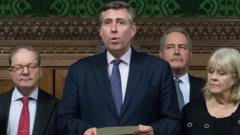 Graham Brady, 1922 Committee chair, announces Theresa May has survived an attempt to remove her, 12 December 2018