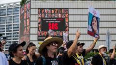 Una manifestación por los rehenes de Israel
