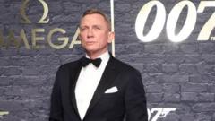 Daniel Craig en la presentación de una de las películas del agente 007