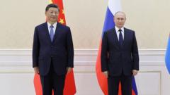 上合组织峰会：习近平与普京举行双边会晤