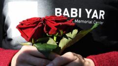 Мероприятие в Киеве в память жертв нацистских преступлений в Бабьем Яру