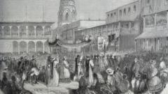 Grabado de Lima a fines de 1839