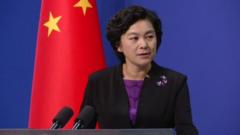 CHINESE FOREIGN MINISTRY SPOKESWOMAN HUA CHUNYING