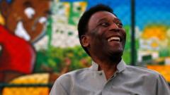 Pelé sonriente