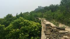 The Great Wall stretches for thousands of kilometres