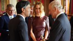 Премьер-министр Риши Сунак с королем Чарльзом перед COP27