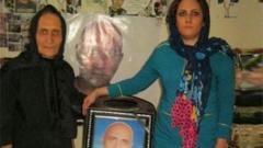 گوهر عشقی مادر ستار بهشتی(چپ) و سحر بهشتی، خواهر ستار بهشتی(راست)