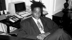 Jean Michel Basquiat en 1985