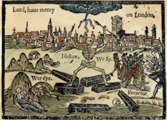 Alamy Plague woodcut - single use