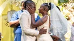 Guardian Angel Wedding: Guardian Angel & Esther Musila marriage fotos reaction