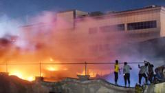 Fire at Nasiriya hospital, Iraq (12 July)