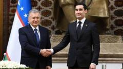 O'zbekiston va Turkmaniston prezidentlari