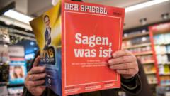 Portada de Der Spiegel "Decir lo que es"