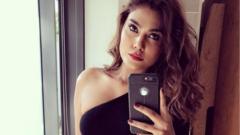Zara Abid poses for a selfie postes to her Instagram