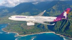 A Hawaiian Airlines plane