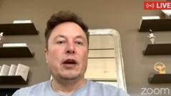 Elon Moschus gefälschter Bitcoin -Betrug Livestream