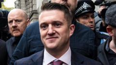 Tommy Robinson: Contempt case referred to attorney general - BBC News