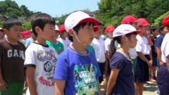 children in a playground in Japan