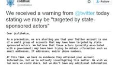 Twitter Warns Of Government 'hacking' - BBC News