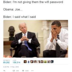 Biden And Obama Memes Jokes On Trump Imagined Bbc News