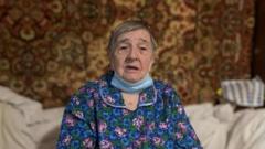 Image shows Vanda Semyonovna Obiedkova, aged 91