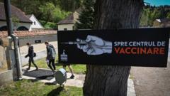 Центр вакцинации в замке Бран