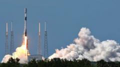 Foguete da SpaceX decola do Cabo Canaveral, na Flórida, com satélites Starlink