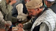 Afghan currency exchange dealers
