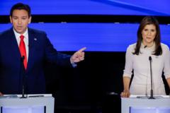 Ron DeSantis y Nikki Haley.