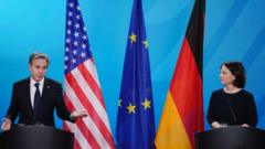 Die deutsche Außenministerin Annalena Baerbock und der US-Außenminister Antony Blinken.