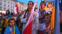 Белоруски и украјински активисти у Кракову 2022. године
