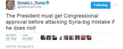 Syria War: Should Congress Have Approved Trump Missile Strikes? - BBC News