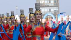 內蒙古的賽牛節開幕