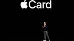 El CEO de Apple Inc. Tim Cook en el lanzamiento de Apple Card en el Steve Jobs Theater el 5 de marzo de 2109 en Cupertino, California, EE.UU.
