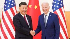 Xi Biden handshake
