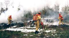 In Pictures: Russia's Massive Wildfires Rage On - BBC News