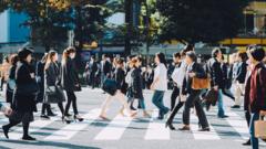 Tokyo street crossing