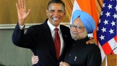 बराक ओबामा आणि डॉ. मनमोहन सिंह