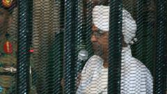 Omar al-Bashir begin cage for im trial