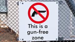 Gun-free zone sign