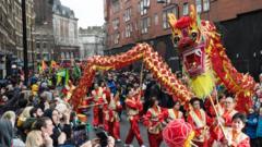 Londoners celebrate Chinese New Year with party in Trafalgar Square