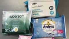 No 'flushable' wet wipes tested so far pass water industry tests - BBC News