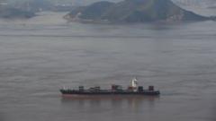 တရုတ်နိုင်ငံ Zhejiang ခရိုင်ထဲက တရုတ်ရေပိုင်နက်ထဲ သွားလာနေတဲ့ ကုန်တင်သင်္ဘောတစ်စင်းကို ၂၀၂၀ ခုနှစ် ဧပြီလ ၇ ရက်နေ့က မြင်ရစဉ်