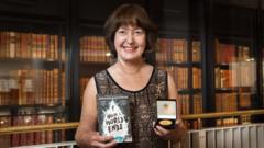 Geraldine McCaughrean ends 30-year Carnegie Medal wait - BBC News