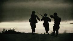Drei Soldaten im Zweiten Weltkrieg