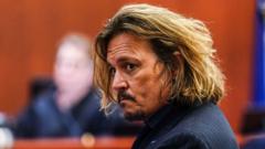 Johnny Depp appears in a Virginia court